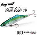 Vobler DUO Bay Ruf Tide Vib 70, CEA0737 Lime Head Clear Gigo, 7cm, 15.5g