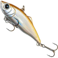 Vobler Fast Striker Sinking Atraktus ASP Vibe, Silver Gold, 6.2cm, 10.4g, 1buc/pac Vobler Fast Striker Sinking Atraktus ASP Vibe, Silver Gold, 6.2cm, 10.4g, 1buc/pac