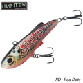 Vobler HUNTER Lipless Virus, Culoare RD, 5cm, 8g, 1buc/pac