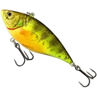 Vobler Live Target Yellow Perch Rattlebait, 221 Florescent / Uv, 5.0cm, 7.0g