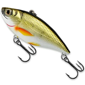 Vobler Live Target Golden Shiner Rattlebait, Glow / Gold, 5.0cm, 7.0g