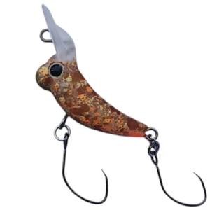 Vobler MUKAI Shachihoko Crank 23HS, Cream Star Line, 2.3cm, 2.6g, 1buc/pac