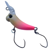 Vobler MUKAI Shachihoko Crank 23HS, Green Pink W-Glow, 2.3cm, 2.6g, 1buc/pac