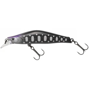 Vobler Tiemco Luray 62S, 010 Black Yamame Silver Mark, 62mm, 4.2g