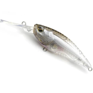 Vobler RAID JAPAN Level Shad, Su 030 Real Ginkuro, 5.3cm, 4.3g