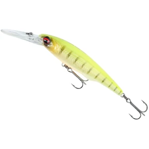 Vobler SAVAGE GEAR Gravity Twitch DR Suspending, Fluor Yellow Tiger, 8.3cm, 11g, 1buc/pac